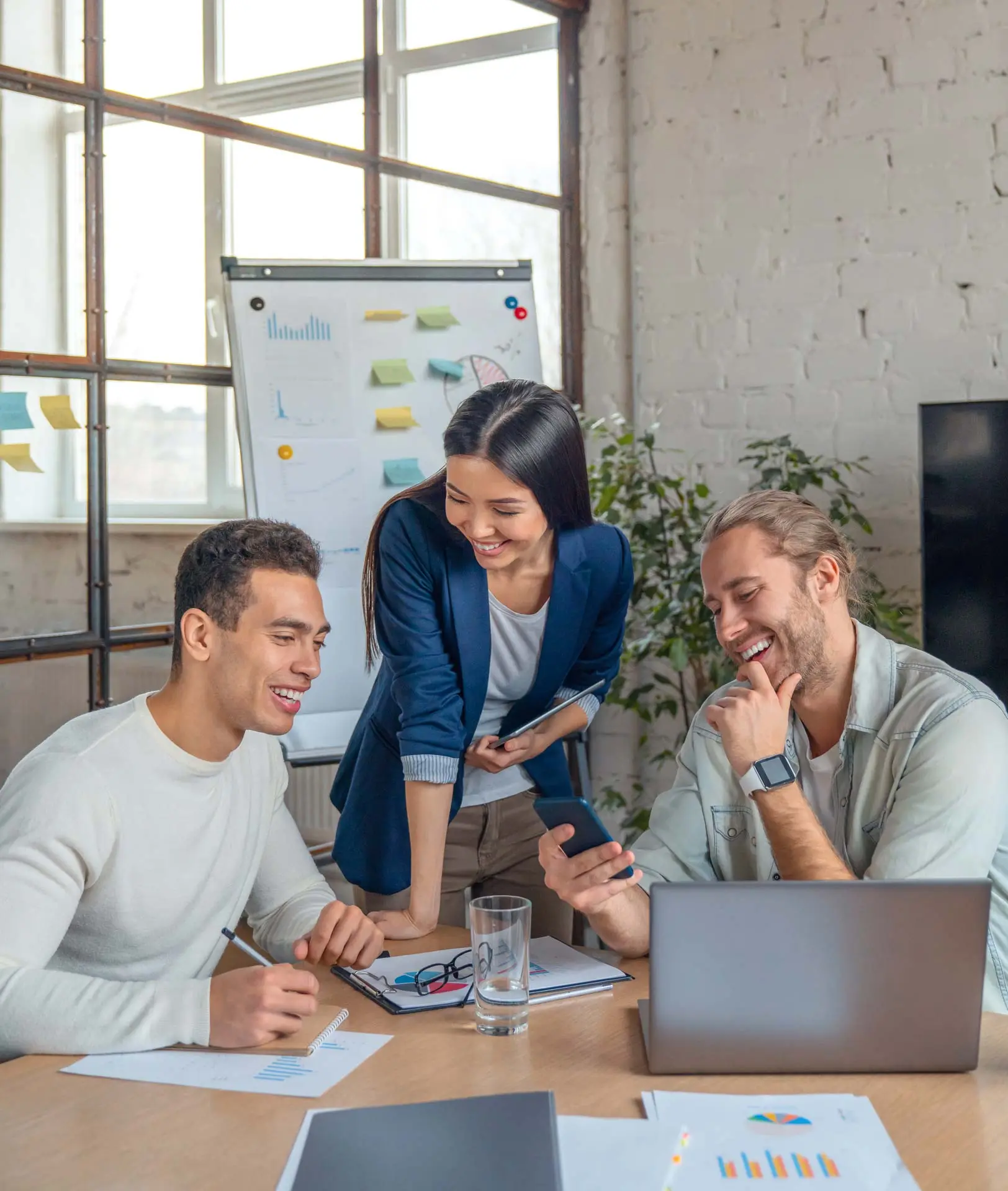 vertical shot of multiracial business people with 2022 02 02 21 53 47 utc