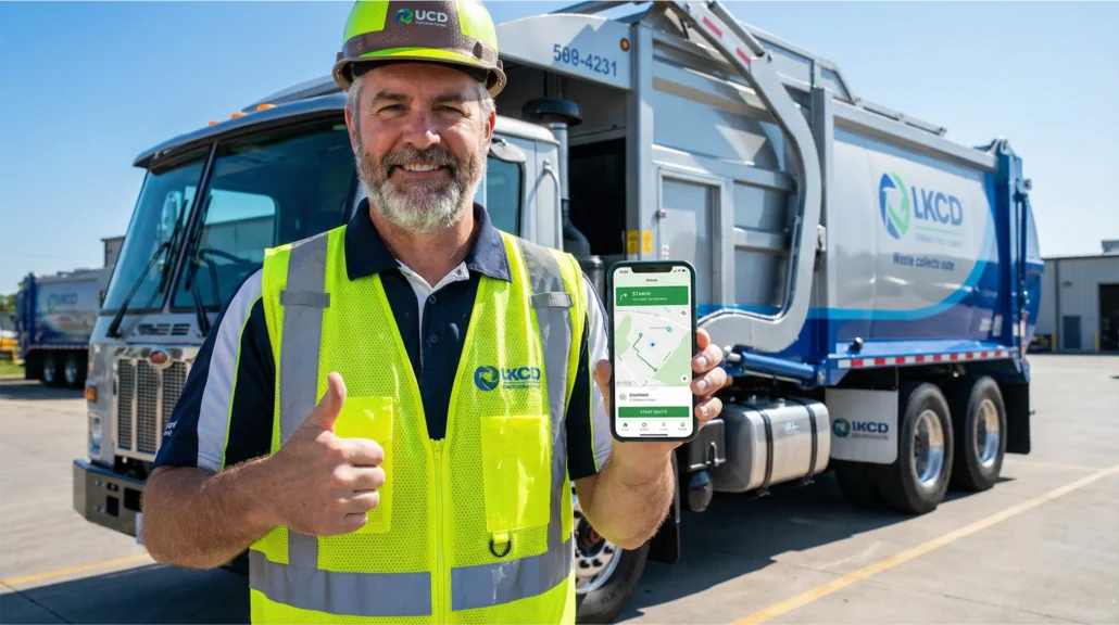 Mitarbeiter-App mit Tourenplan