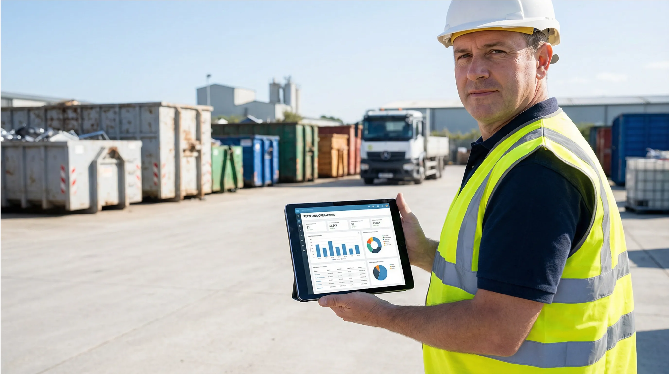 ERP Software für die Entsorgungswirtschaft Dashboard