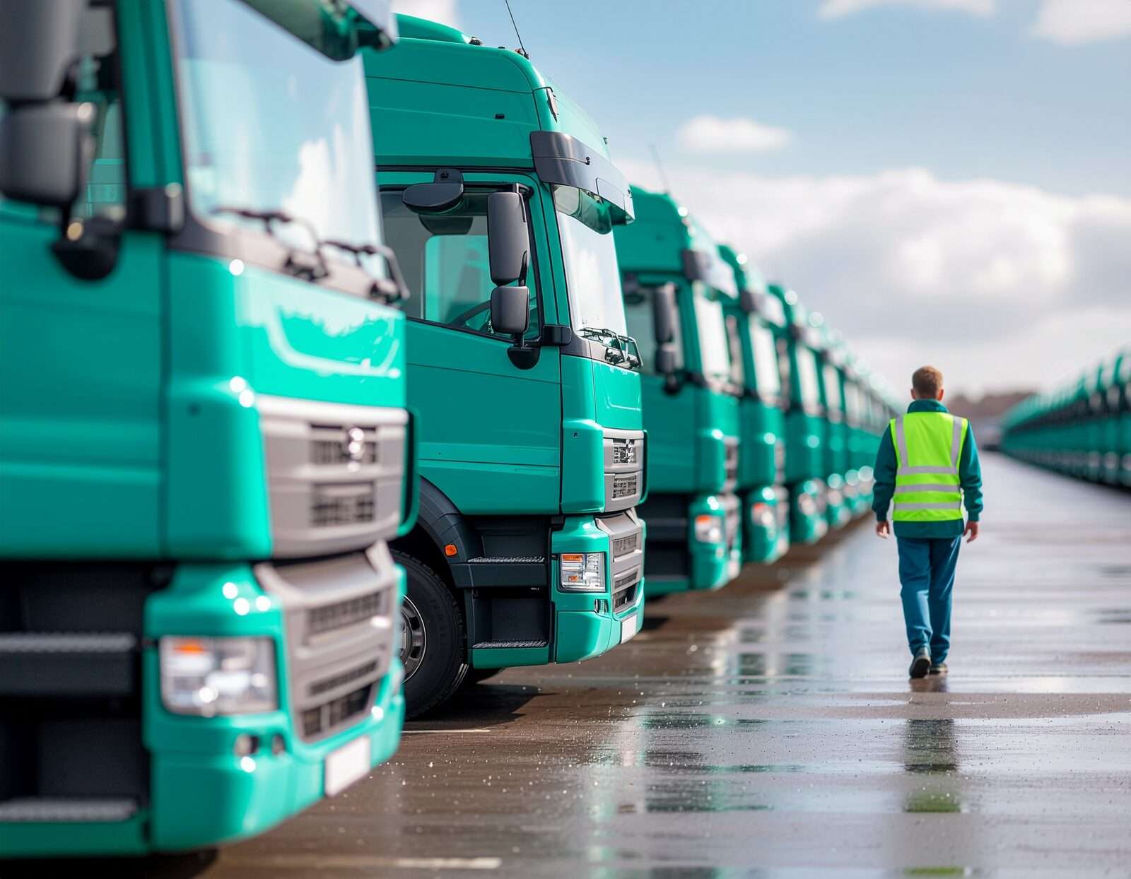 Digital geführte Entsorger-Flotte im Depot